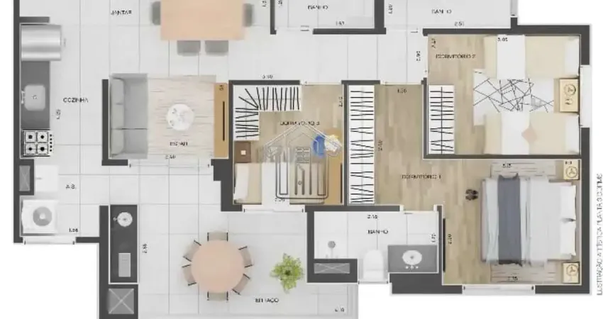 Apartamento novo para venda, 3 dorm(s), 1 suite(s), 2 vaga(s), 74 m². previsão de entrega em fevereiro de 2026. excelente localização, venha conferir!