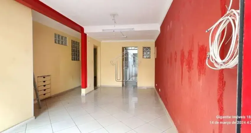 Salão para locação no bairro jardim, 1 salão, 2 salas cozinha, lavanderia, 2 banheiros, 1 vaga garagem.