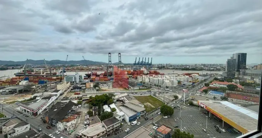 Locação; apartamento com 2 suítes -  73 m² - centro - itajaí/sc