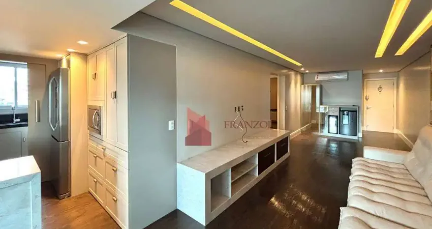 Locação: apartamento 1 dormitório + 1 suíte semimobiliado - vila operária, itajaí