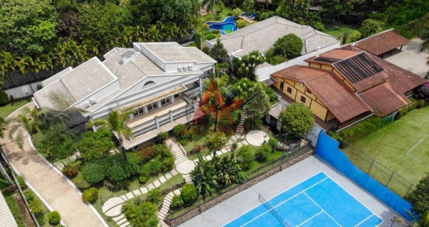 Casa A Venda  Alto Padrão Mobiliada Em Mairiporã Com 7 Dormitórios Área Total  De 4.308m²