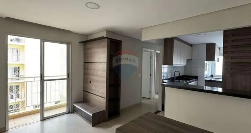 Apartamento com 50 m2, 2 quartos e cozinha planejada no bosques da iitália, em americana /sp
