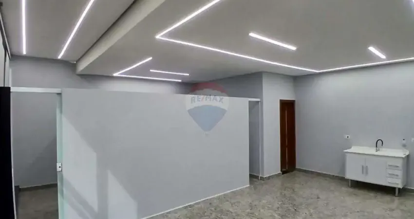 Sala Comercial moderna, 60m² para aluigar no Jardim Glória – Americana/SP