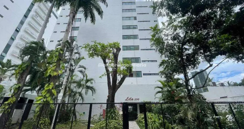 Apartamento para aluguel, 2 quartos, 1 suíte, 1 vaga, casa forte - recife/pe