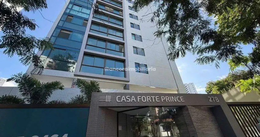 Apartamento para aluguel, 1 quarto, 1 suíte, 1 vaga, casa forte - recife/pe