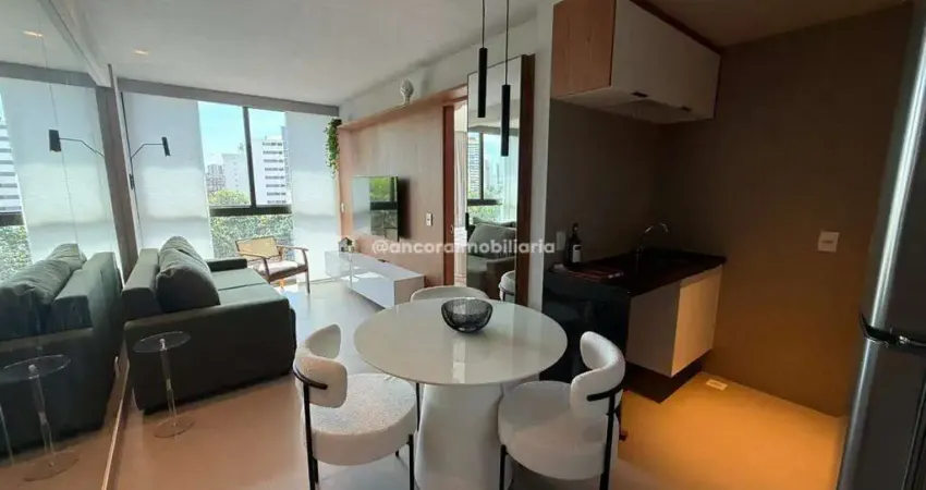 Apartamento para aluguel, 1 quarto, 1 suíte, 1 vaga, casa forte - recife/pe