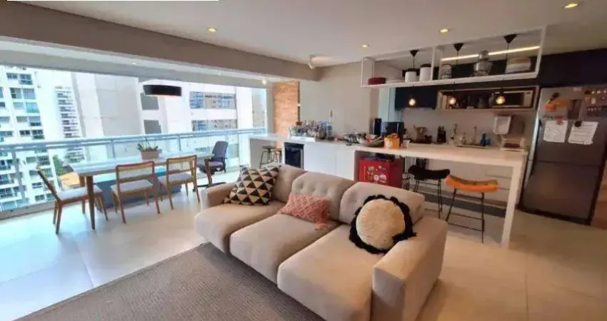 Excelente apartamento, 1 dormitório, sendo 1 suíte 2 vagas, 74m