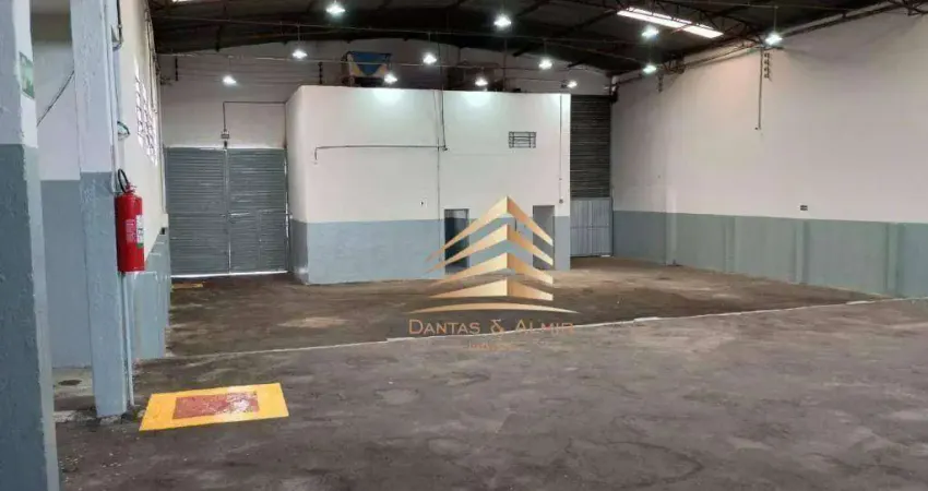 Galpão para alugar, 550 m² por r$ 15.655,00/mês - vila nova cumbica - guarulhos/sp