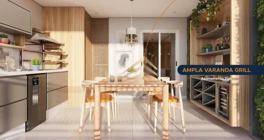 Apartamento com 2 dormitórios sendo 2 suítes e 2 vagas à venda, 62 m² por R$ 632.000 - Jardim São Ricardo - Guarulhos/SP