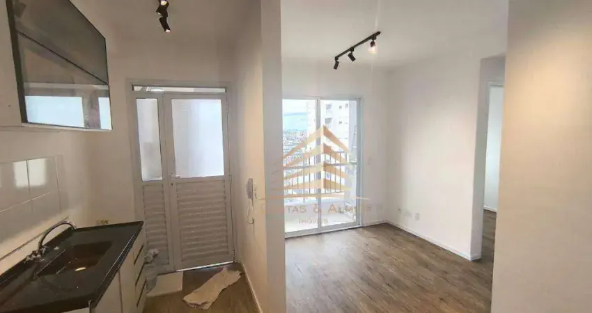 Apartamento no condomínio flap, com 2 dormitórios, 1 vaga, para alugar, 42 m² por R$ 2.238/mês - Vila Endres - Guarulhos/SP