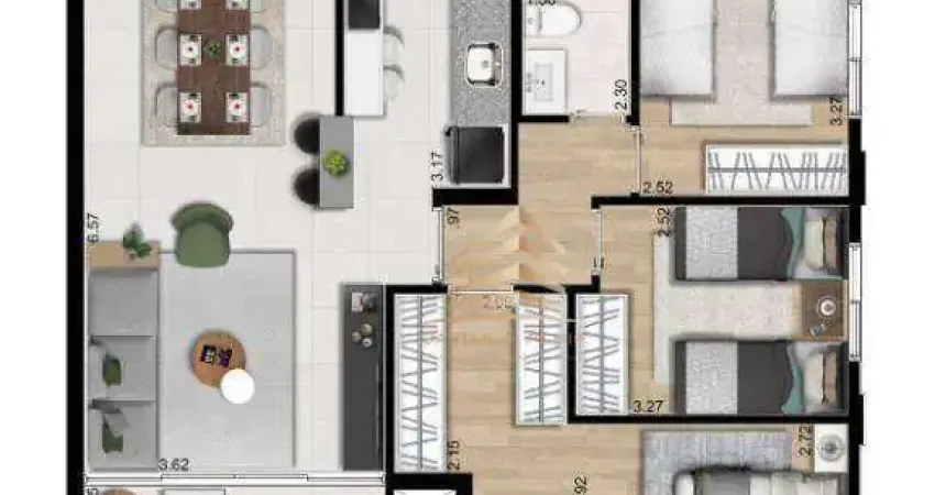 Apartamento à venda, 98 m² por R$ 917.943,00 - Centro - Guarulhos/SP