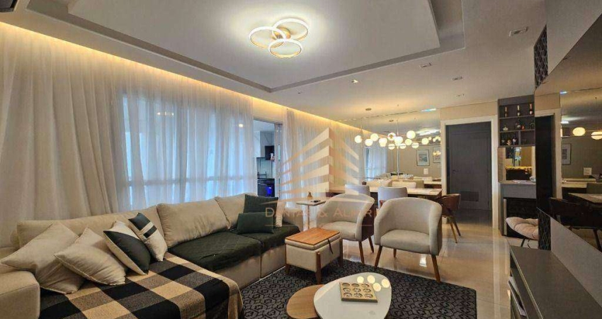 Apartamento Mobiliado à Venda e locação de 122m² 2 suítes 1 closet 2 vagas no Cidade Maia - Valor R$ 1.400.000,00