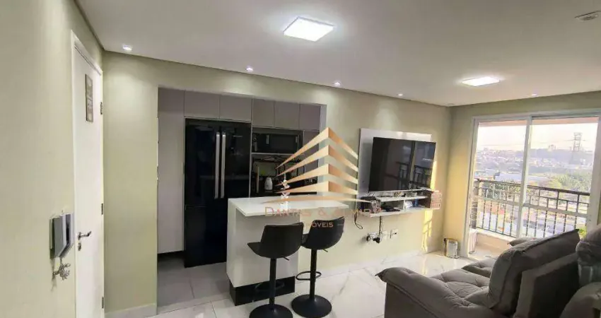 Oportunidade! apartamento 48m², com 2 dormitórios, 1 vaga, lazer completo, a venda por r$ 339.000 - vila galvão - guarulhos/sp