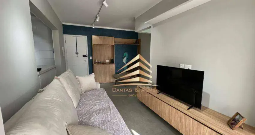 Apartamento com 1 dormitório à venda, 48 m² por r$ 425.000,00 - vila guilhermina - praia grande/sp