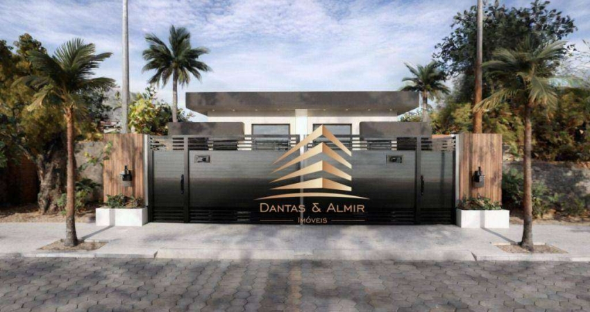 Casa com 2 dormitórios à venda, 62 m² por R$ 420.000 - Balneário dos Golfinhos - Caraguatatuba/SP