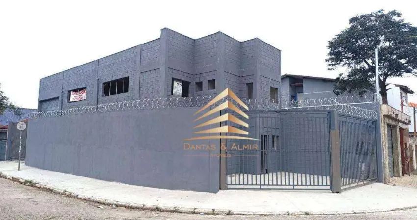 Galpão para alugar, 152 m² por r$ 8.100,00/mês - ponte grande - guarulhos/sp