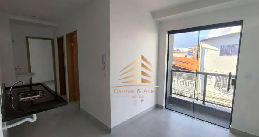 Apartamento 37m² com 2 dormitórios, sacada à venda, por R$ 265.000 - Vila Constança - São Paulo/SP