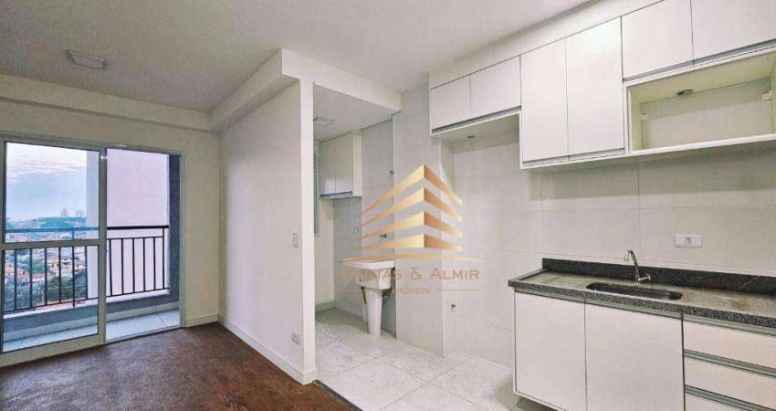 Apartamento com 2 dormitórios para alugar, 38 m² por R$ 2.500,00/mês - Vila Galvão - Guarulhos/SP