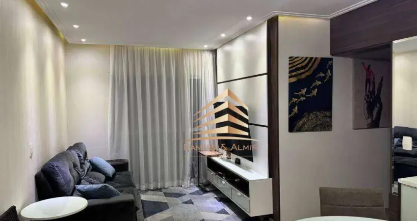 Apartamento com 3 dormitórios à venda, 80 m² por r$ 570.000,00 - jardim las vegas - guarulhos/sp