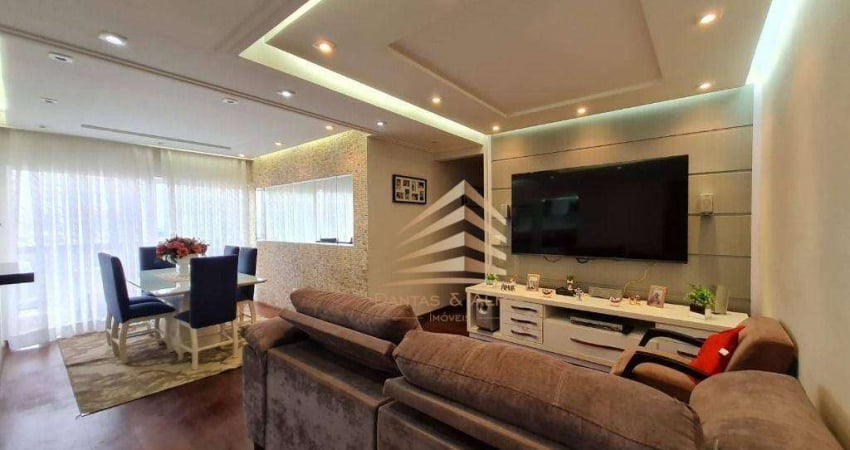 Apartamento com 3 dormitórios à venda, 109 m² por R$ 490.000,00 - Vila Augusta - Guarulhos/SP