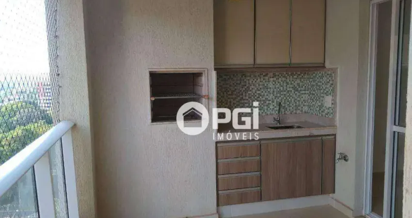 Apartamento com 3 dormitórios para alugar, 95 m² por R$ 4.726,94/mês - Jardim Botânico - Ribeirão Preto/SP