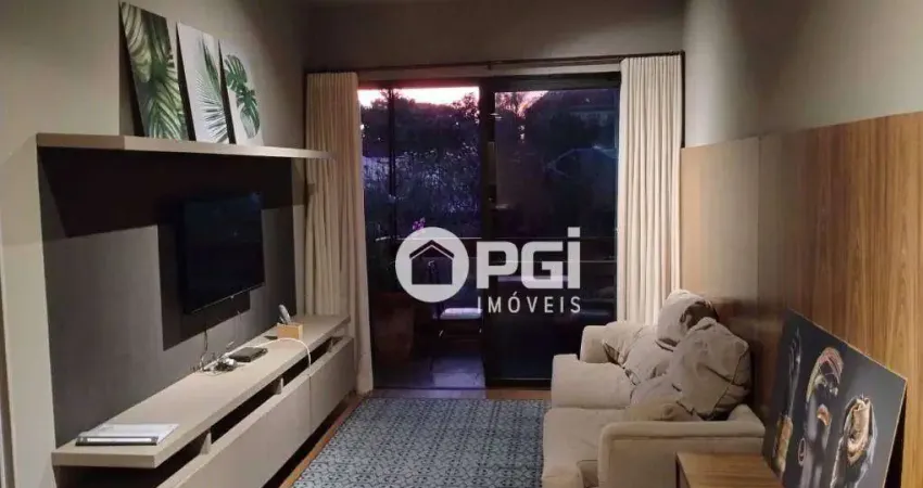 Flat com 1 dormitório para alugar, 53 m² por r$ 2.770,00/mês - centro - ribeirão preto/sp