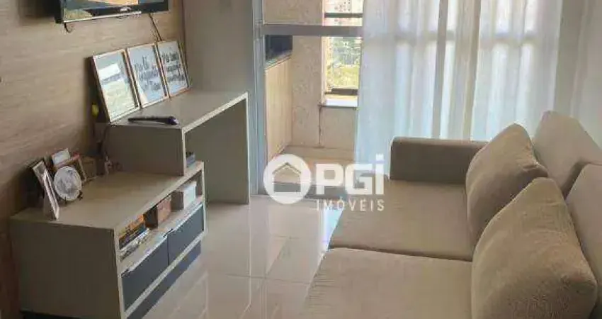 Apartamento com 1 dormitório para alugar, 50 m² por R$ 2.987,00/mês - Nova Aliança - Ribeirão Preto/SP