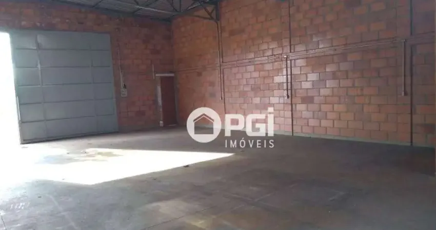 Galpão para alugar, 160 m² por R$ 3.680/mês - Bonfim Paulista - Ribeirão Preto/SP