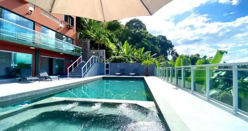 Mansão santa teresinha: casa de condomínio à venda em santos-sp, marapé, 6 quartos, 4 suítes, 3 salas, 8 banheiros, 4 vagas, 704 m².