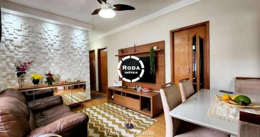 Apartamento à venda no Gonzaga, Santos-SP: 3 quartos, 2 salas, 1 banheiro, 109m² de área. Confira já!