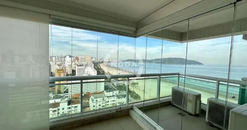 Apartamento de luxo à venda no gonzaga - 4 quartos, 4 suítes, 3 salas e 400m² na residencial prime plaza