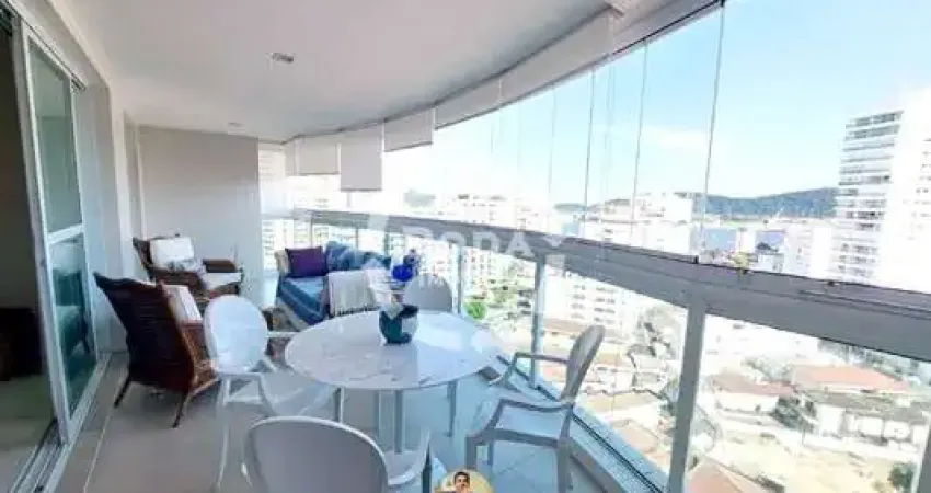 Apartamento de luxo na ponta da praia em santos-sp: 3 quartos, 3 suítes, 2 salas, 4 banheiros, 2 vagas de garagem, 165m² - terrazas residence