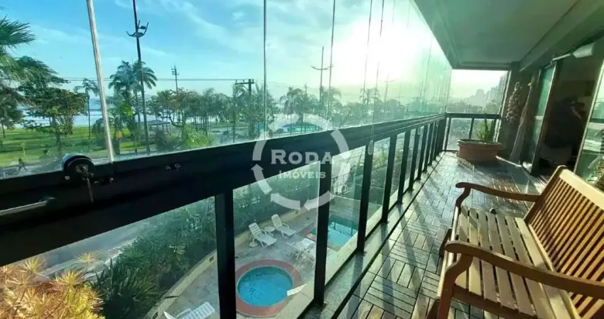 Apartamento à venda em santos-sp, no bairro aparecida: 3 quartos, 3 suítes, 2 salas, 5 banheiros, 2 vagas de garagem, 287m².