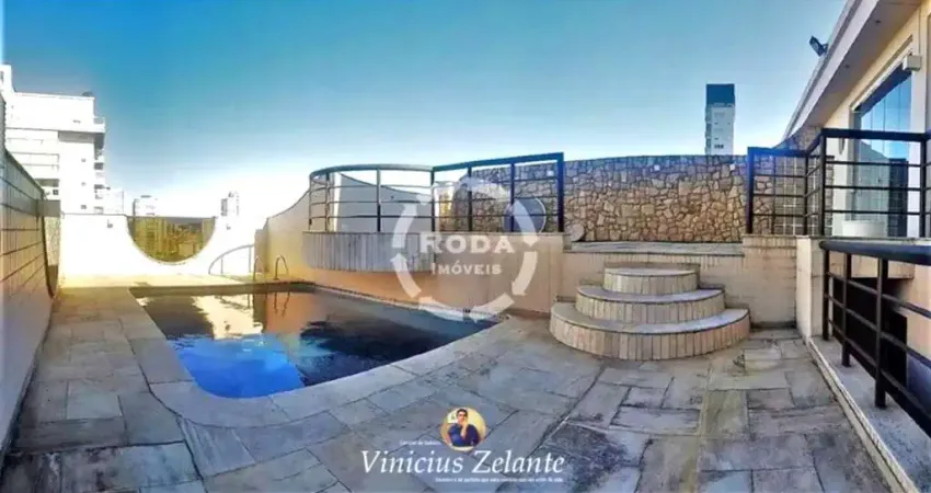 Cobertura de luxo à venda em santos-sp, bairro embaré: 4 quartos, 4 suítes, 3 salas, 7 banheiros, 6 vagas, 542m²!