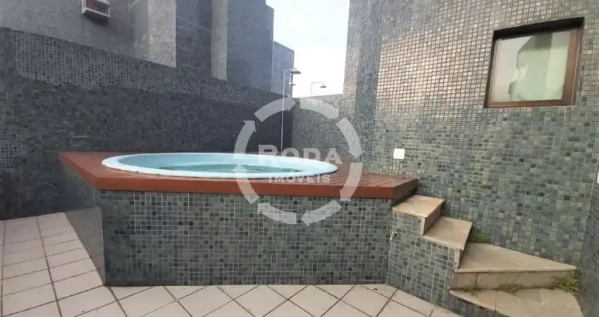 Cobertura de luxo na pompéia, santos-sp: 2 quartos, 1 suíte, 1 sala, 4 banheiros, 168m² de área. confira já!