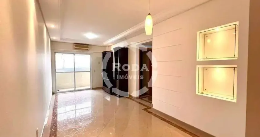 Apartamento à venda em santos-sp: 3 quartos, 1 suíte, 2 salas, 3 banheiros, 2 vagas na região do boqueirão - 86m².