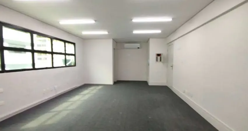 Imperdível: sala comercial para locação em santos-sp, aparecida - 1 sala, 1 banheiro, 1 vaga de garagem, 55m² de área