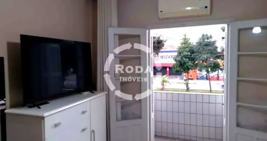 Apartamento à venda no boqueirão, santos-sp  2 quartos, 1 sala, 1 banheiro  58m²  1 vaga  corretor vinicius zelante.