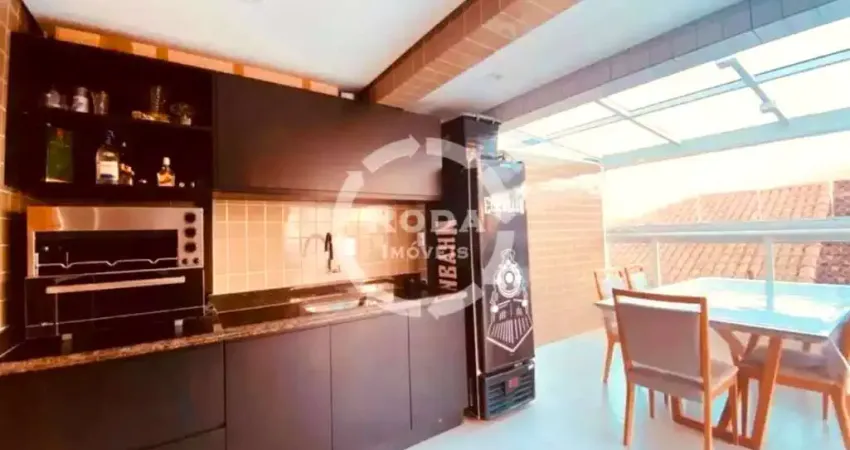 Vendo apartamento garden de 2 quartos com suíte e 2 vagas em campo grande, santos-sp: 268m² de puro luxo!