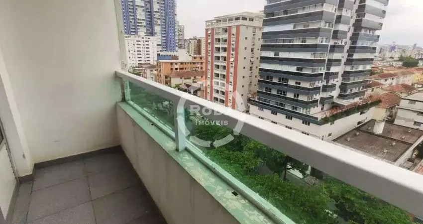 Apartamento de luxo para locação na ponta da praia, santos-sp: 3 quartos, 1 suíte, 2 salas, 3 banheiros, 1 vaga, 141m².