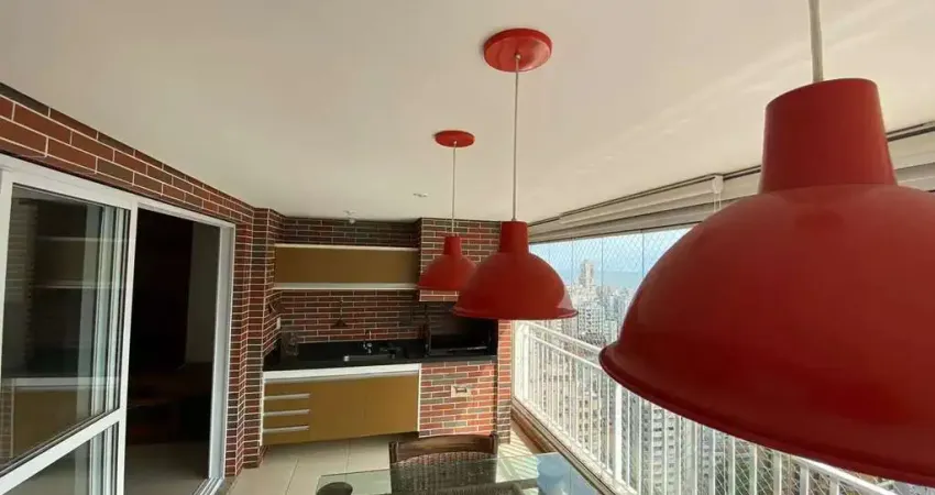 Residencial castell di vila rica: apartamento de luxo à venda no boqueirão, santos-sp - 4 quartos, 4 suítes, 3 salas!