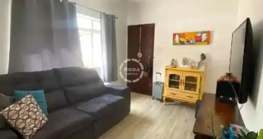 Apartamento à venda em santos-sp, bairro embaré! 2 quartos, 1 sala, 1 banheiro, 1 vaga de garagem, 72m² - primeiro andar.