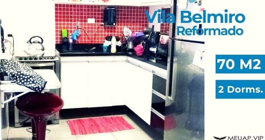 Apartamento à Venda em Santos-SP: 2 Quartos, 2 Salas, 2 Banheiros - Vila Belmiro  1 Vaga de Garagem  77m² de Área - Corretor Vinicius Zelante