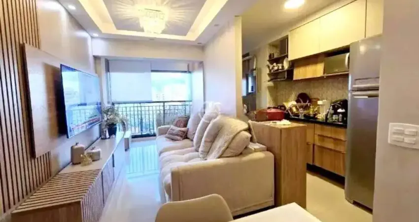 Excelente oportunidade! Apartamento à venda em Santos-SP, bairro Marapé, 1 quarto, 1 suíte, 2 salas, 2 banheiros, 2 vagas de garagem, 64m².