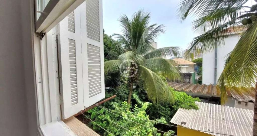 Apartamento à venda no Gonzaga, Santos-SP: 2 quartos, 1 suíte, 2 salas, 1 banheiro, 1 vaga de garagem, 64m² de área.