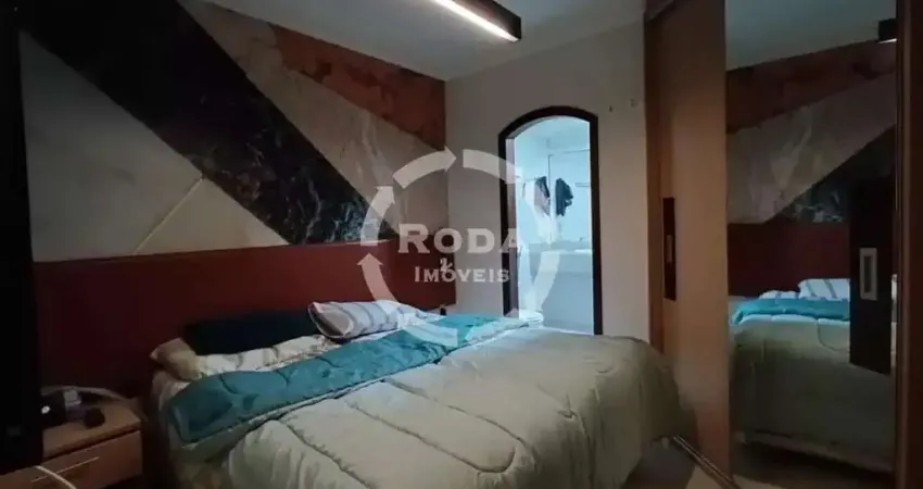 Apartamento para locação de alto padrão no gonzaga, santos-sp: 2 quartos, 2 suítes, 2 salas, 1 banheiro, 1 vaga, 50m².