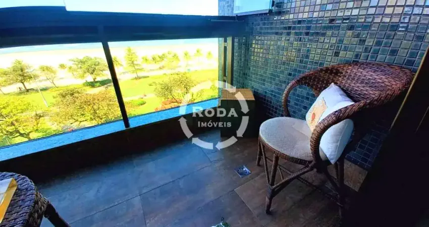 Oportunidade única: apartamento de luxo com 3 quartos e frente mar total na pompeia, santos-sp!