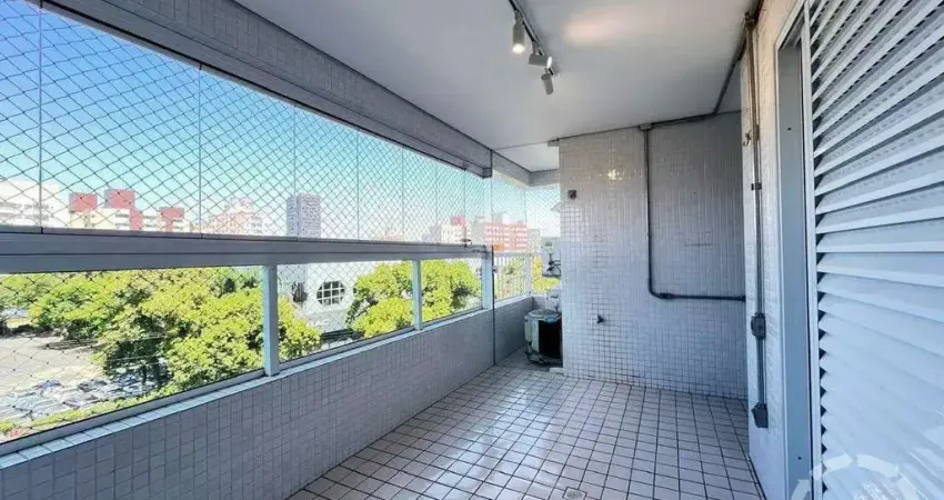 Apartamento para locação na vila mathias, santos-sp: 2 quartos, 1 suíte, 2 salas, 2 banheiros, 2 vagas de garagem, 75m².