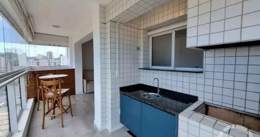 Apartamento para locação no embaré, santos-sp: 1 quarto, 1 suíte, 2 salas, 2 banheiros, 1 vaga, 56m²
