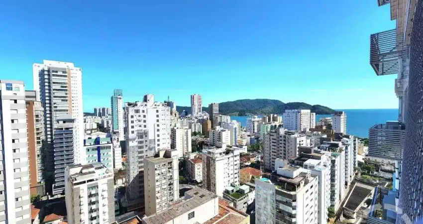 Imperdível apartamento à venda em Santos-SP, bairro Aparecida: 2 quartos, 2 suites, 2 salas, 4 banheiros, 2 vagas, 129m².